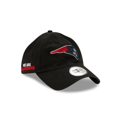 New England Patriots Gorra | New Era Official NFL Draft Casual Classic Adjustable Cap Mexico - Negros